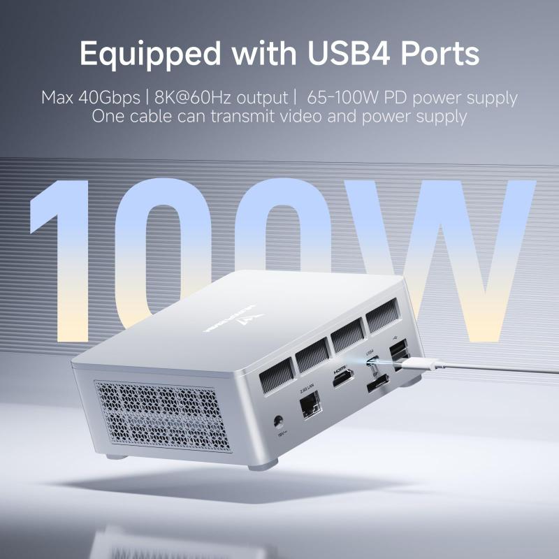 Mini PC MINISFORUM UM870 Slim AMD Ryzen 7 8745H 8 GB DDR5 - Mini